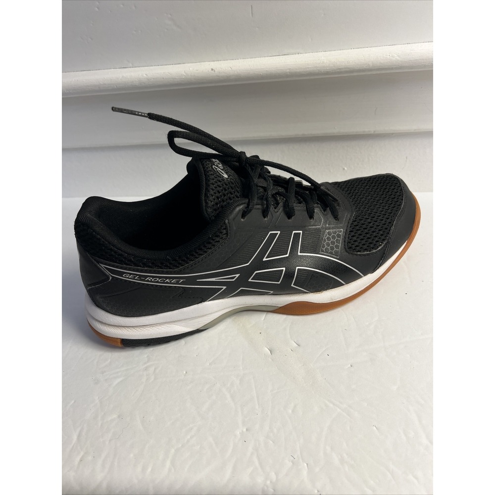 Asics Gel Rocket Black Shoes Sneakers B756Y Volleyball Running Women's Size‎ 10